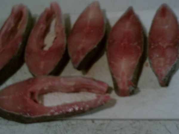 curvina limpa sem cabeça